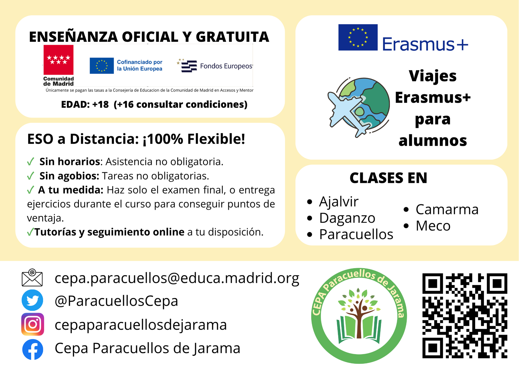 2 ¡BIENVENIDOS AL CEPA PARACUELLOS!