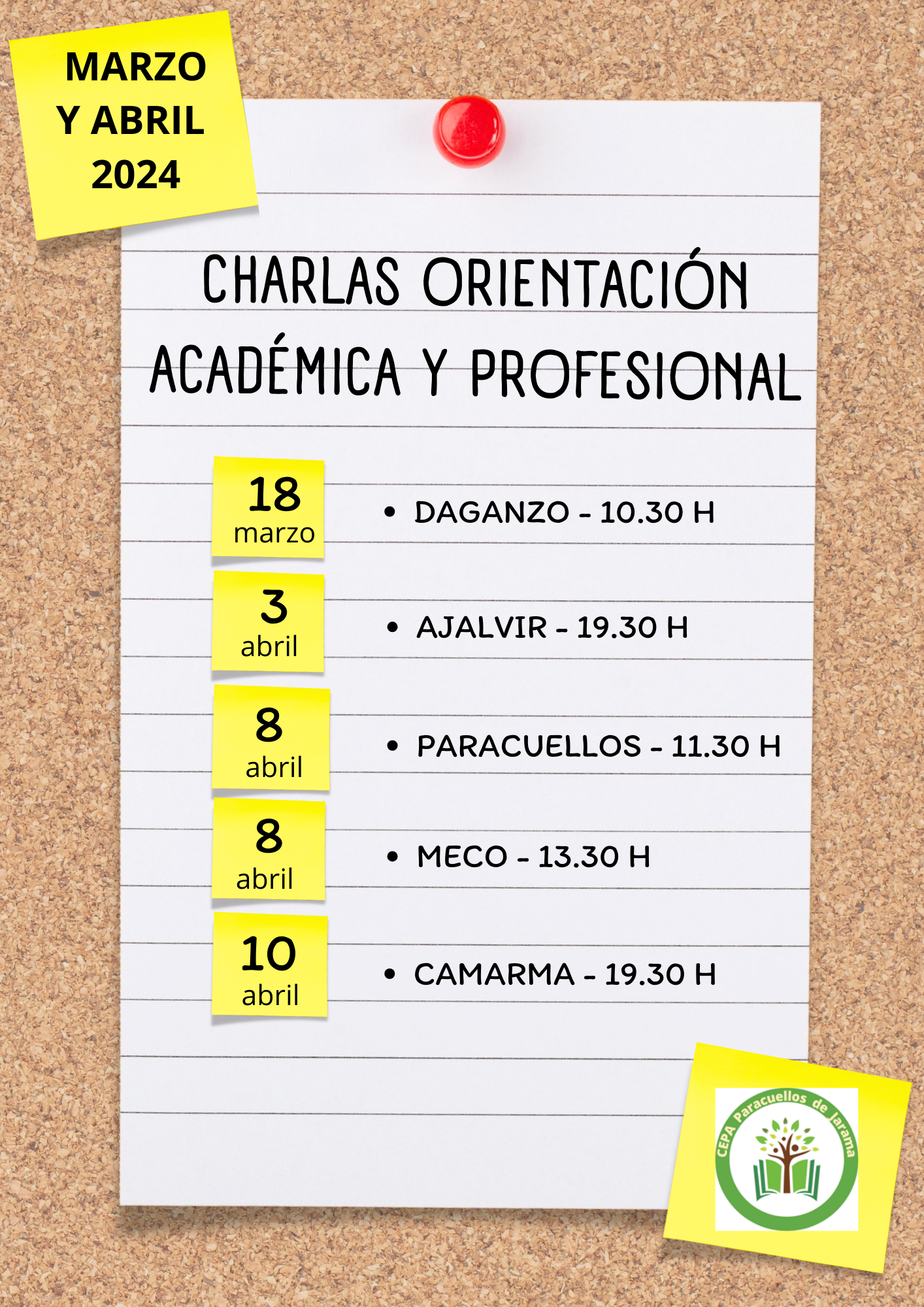 Charlas-OAP-Paracuellos Servicios y actividades